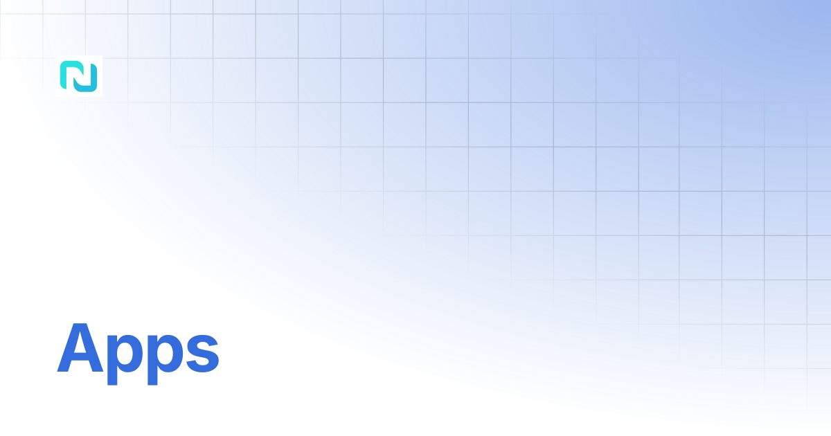 Apps | Version 1.56 - DE | nedyx