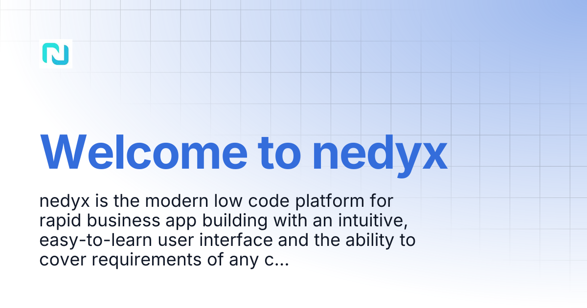 Welcome to nedyx | nedyx