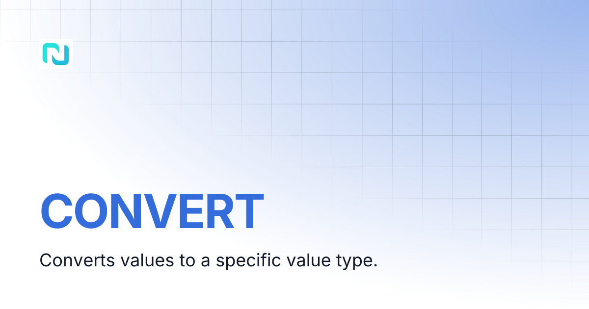CONVERT | nedyx